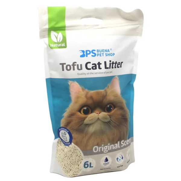 BPS® Arena Vegetal de TOFU para Gatos - Original