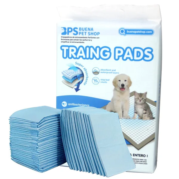 BPS® Empapadores de Entrenamiento Feromona(2 Paquetes). 60x60cm. 60x90cm.