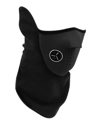 Braga Cuello Neopreno corta Viento para Ski Snowboard Moto Negro