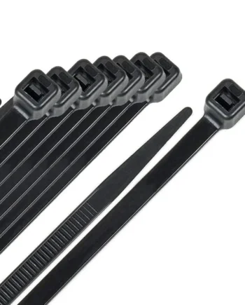 Bridas de nailon 100 uds 200 x 2.5 mm Negro
