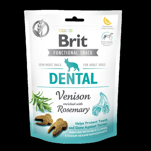 Brit Care - DENTAL Functional Snack de Venado para perros 150gr