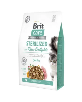 Brit Care - Pienso Raw Delights Haircare carne fresca y liofilizado