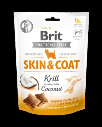 Brit Care - SKIN & COAT Krill Functional Snack para perros 150gr
