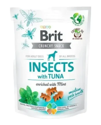 Brit Crunchy Snacks Insecto y Atún para Perros