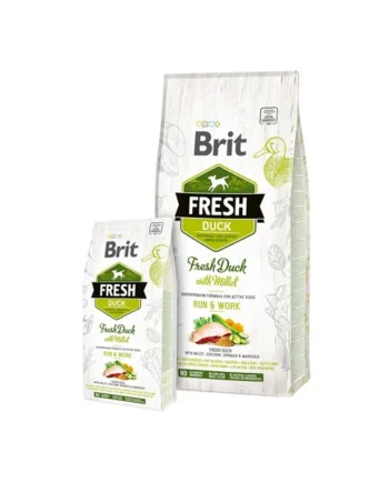 Brit Fresh Adult Pato y Mijo Run & Work para Perros