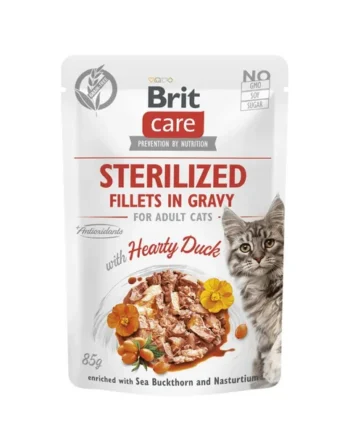 Brit - Pouch pato en salsa esterilizados 85gr