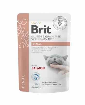 Brit Veterinary Diet Renal Salmón Gatos | Comida húmeda renal