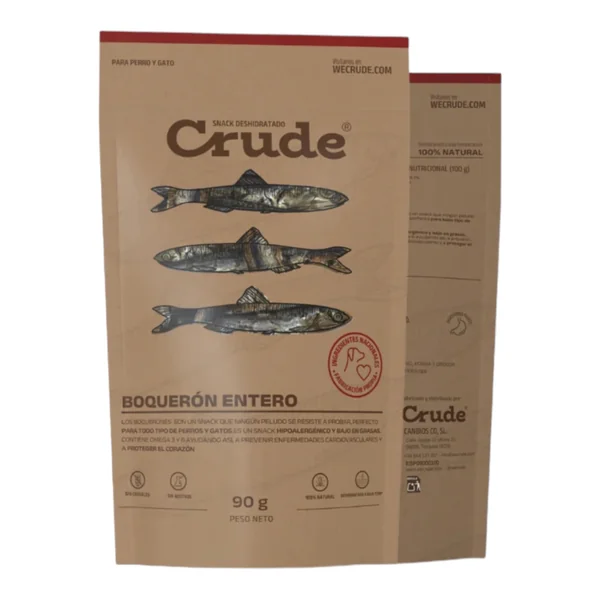 Brunch Boquerón Entero Deshidratado para Perros y Gatos — Snack Natural