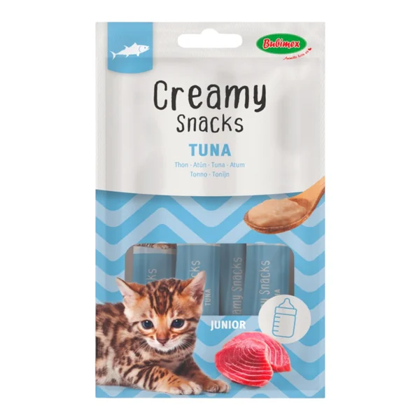 Bubi Creamy Snacks Kitten Atún para Gatitos — Snack Cremoso