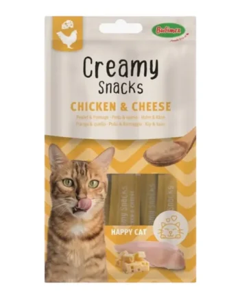 Bubi Creamy Snacks Pollo y Queso para Gatos — Snack Natural Cremoso