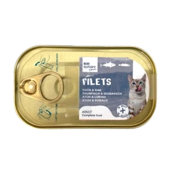 Bubi Nature - Atún y Lubina en gelatina 85g
