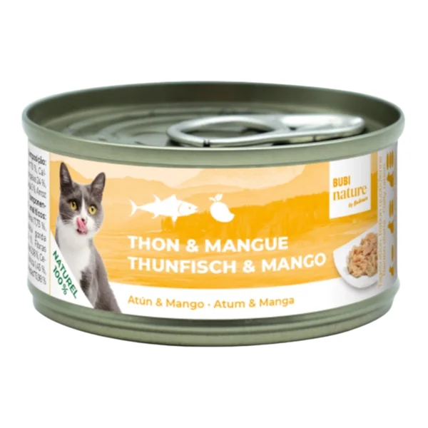 Bubi Nature Cat Atún y Mango — Comida Húmeda Complementaria para Gatos