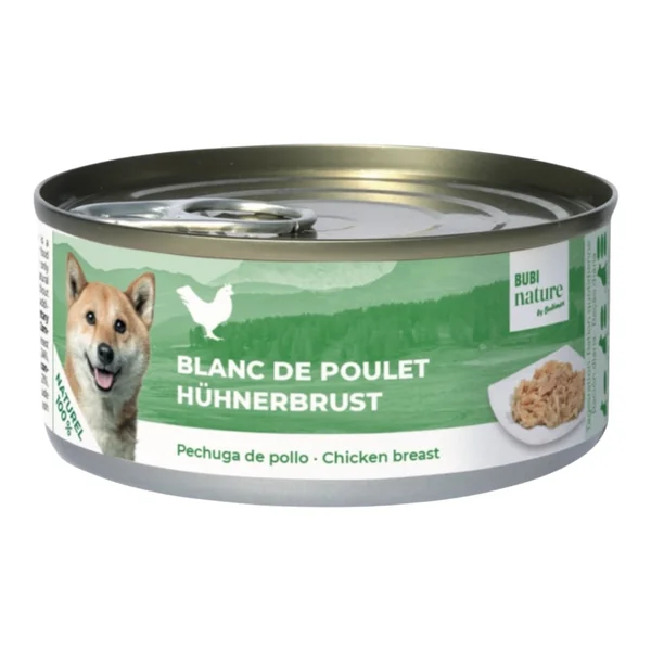 Bubi Nature Dog Pechuga de Pollo — Comida Húmeda Complementaria para Perros