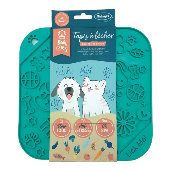 Bubichef Tapete Lick Fun para Lamer — Relax y Enriquecimiento para Mascotas