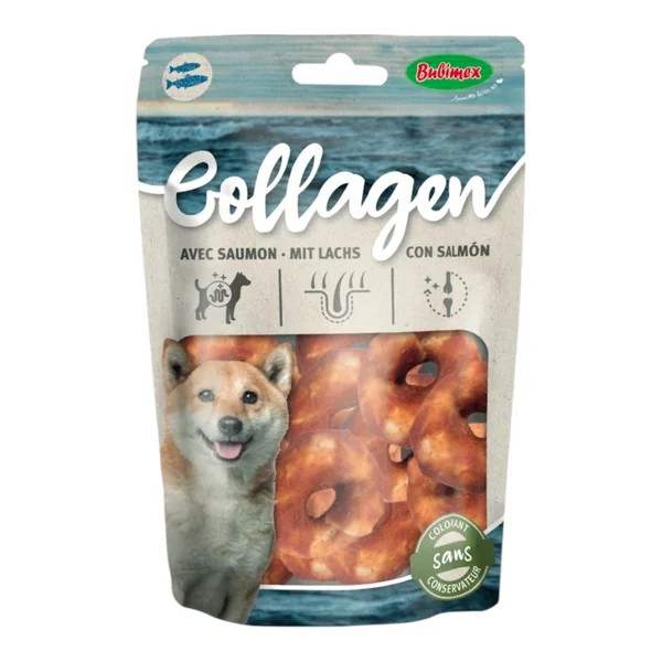 Bubimex Aritos Colágeno y Salmón para Perros — Snack Articular