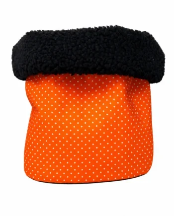 Bufanda modelo Topitos Naranja