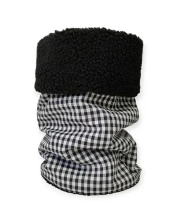 Bufanda modelo Vichy Negro