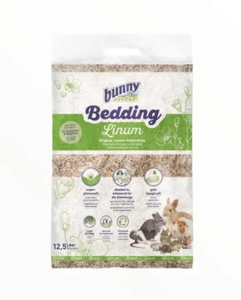 Bunny Bedding Lino — Lecho Natural de Lino para Roedores