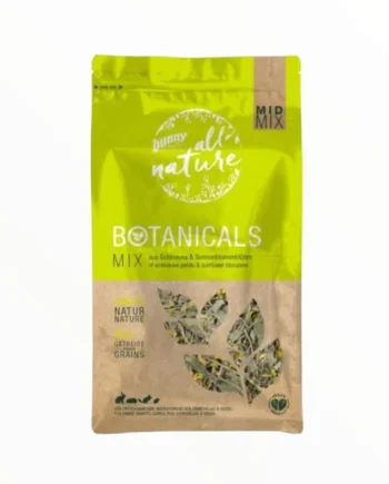 Bunny Botanicals Midmix Equinácea y Girasol para Roedores — Mezcla Herbal