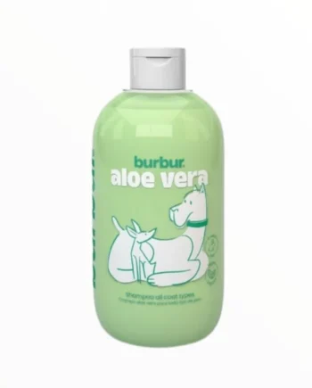 Burbur Champú Vegano con Aloe Vera para Perros — Hidratante