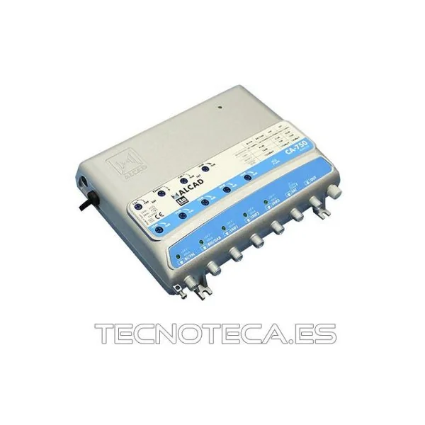 CA-750. Amplificador de cabecera TV de 6 entradas