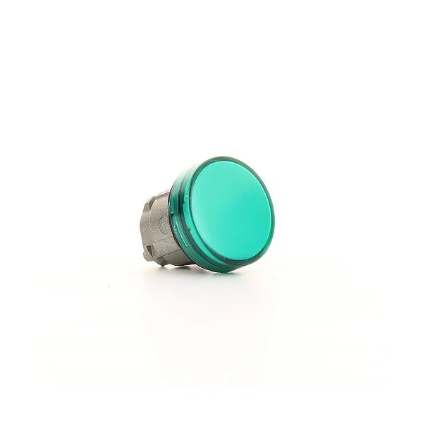 Cabeza piloto luminoso verde 22mm Verde