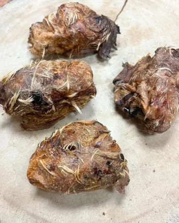 Cabezas de pollo (sin pico)