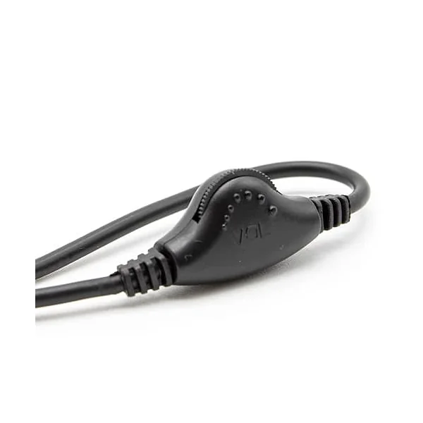 Cable alargador de audio con control de volumen 0.30 M