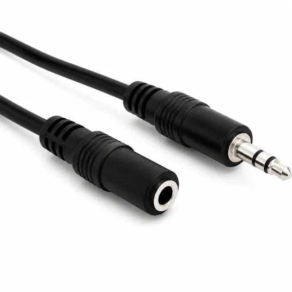 Cable alargador de audio estéreo jack 3.5 mm 2 M Negro