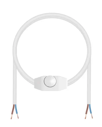 Cable alimentacion con regulador intensidad 2 M Blanco