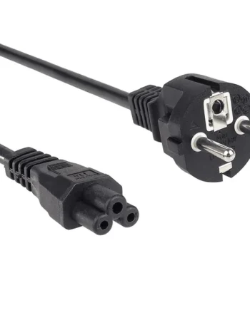 Cable alimentacion Trebol recto CEE7 - C5 1.8 M Negro