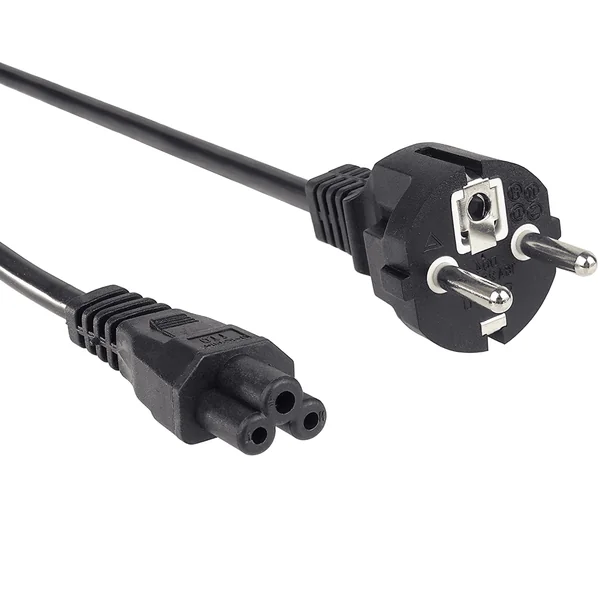 Cable alimentacion Trebol recto CEE7 - C5 1.8 M Negro