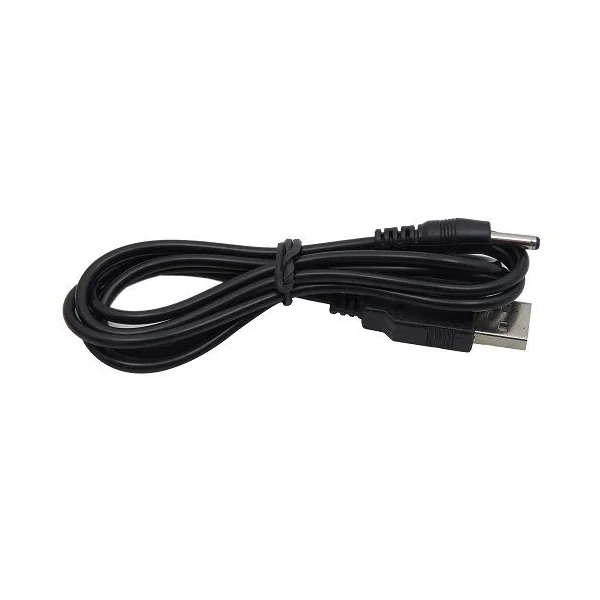 Cable alimentacion USB 2.0 DC 3.5 mm x 1.35 mm 0.8 M Negro