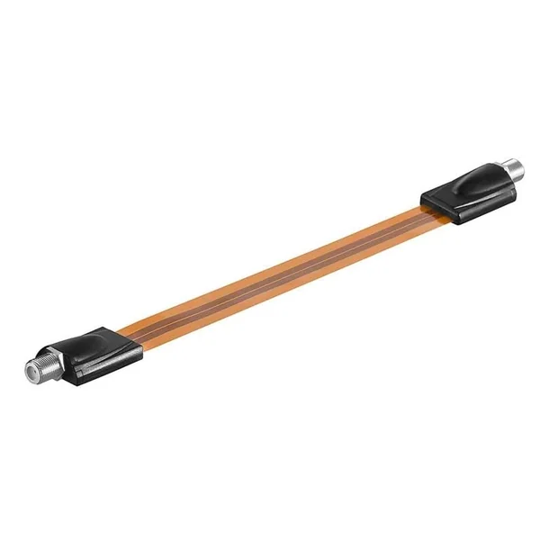 Cable antena satelite Tipo F pasante para ventana 0.20 M Transparente