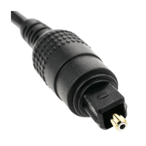 Cable audio digital toslink macho 0.50 M Negro
