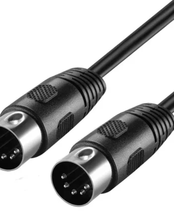 Cable audio estereo DIN 5 pines macho 3 M Negro