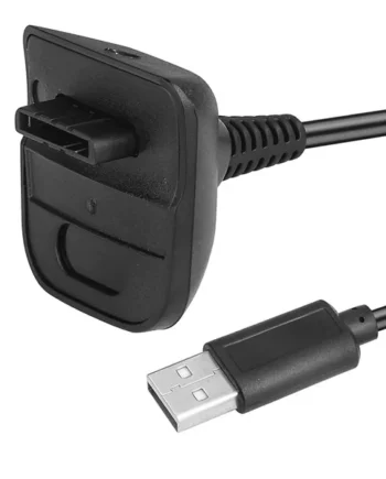 Cable carga para el Mando Inalambrico de XBOX 360 Negro