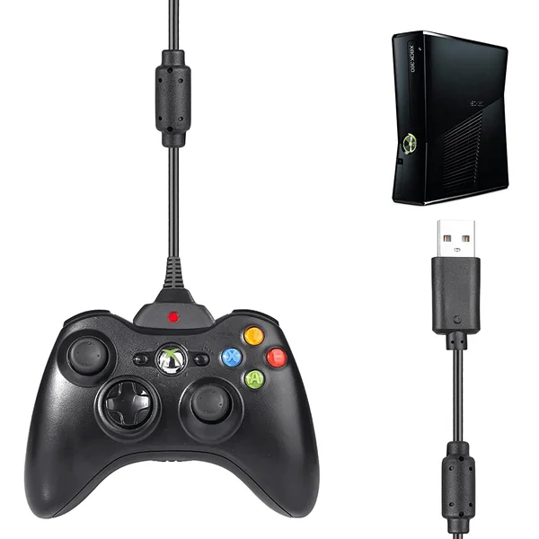 Cable carga para el Mando Inalambrico de XBOX 360 Negro