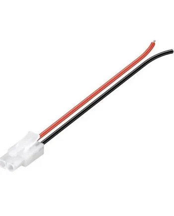 Cable conector recto Tamiya macho 14 cm rojo-negro
