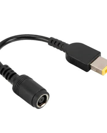 Cable convertidor para portátil puerto redondo a puerto cuadrado X240 X1 G405 Negro