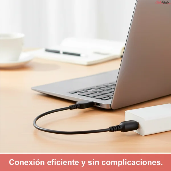 Cable convertidor para portátil puerto redondo a puerto cuadrado X240 X1 G405 Negro