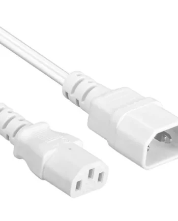 Cable de alimentacion CPU C13 - C14 0.50 M Blanco