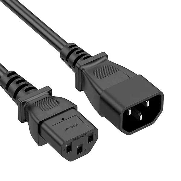 Cable de alimentacion CPU C13 - C14 5 M Negro
