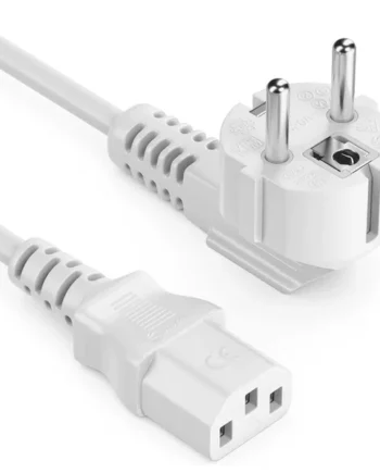 Cable de alimentacion CPU CEE7/M-C13/H 5 M Blanco