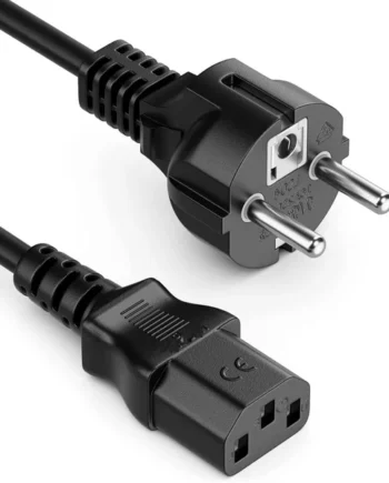 Cable de alimentacion CPU recto CEE7 1.5 M Negro