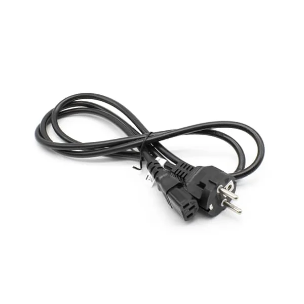 Cable de alimentacion CPU recto CEE7/M-C13/H 2 M Negro