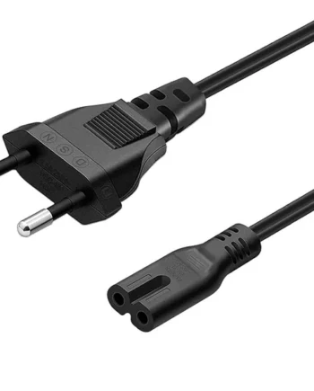 Cable de alimentacion IEC-320-C7 0.50 M Negro