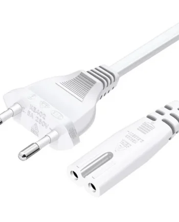 Cable de alimentacion IEC-320-C7 1.8 M Blanco