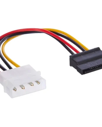 Cable de alimentacion interna Molex 5.25 a Sata 0.15 M Negro