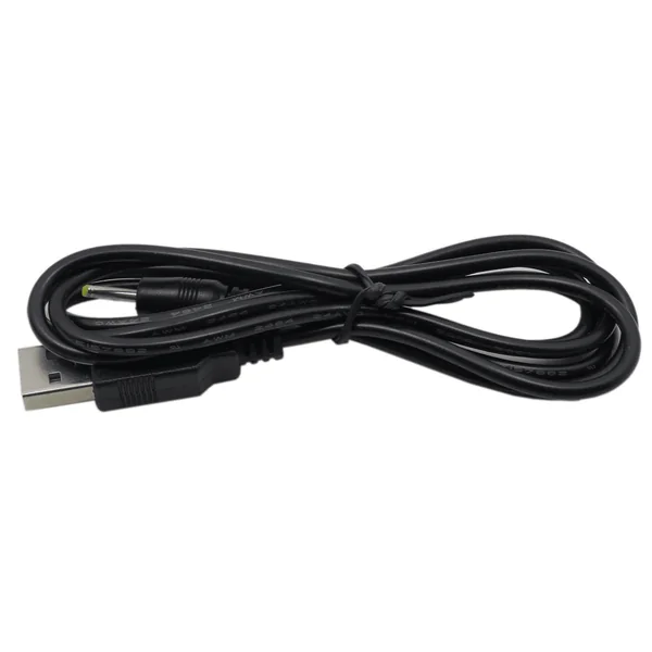 Cable de Alimentacion USB 2.0 a 2.5 mm DC 0.8 M Negro